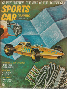 SPORTS CAR GRAPHIC 1965 MAY - TR-4A, SPITFIRE, ELAN GT, GIULIA SPRINT